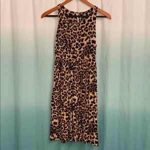 Bellamie-size S, leopard print dress with pockets
